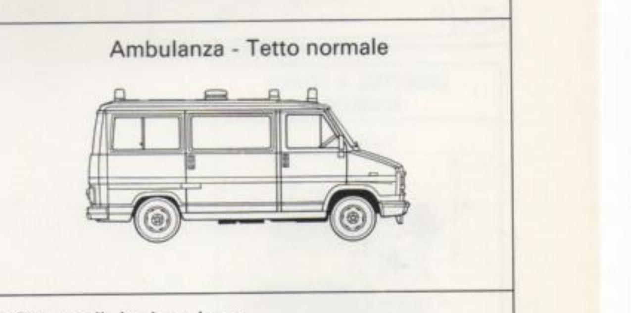 Ambulanza - Tetto normale