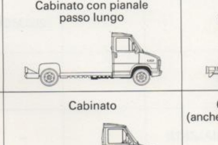 Cabinato con pianale passo lungo