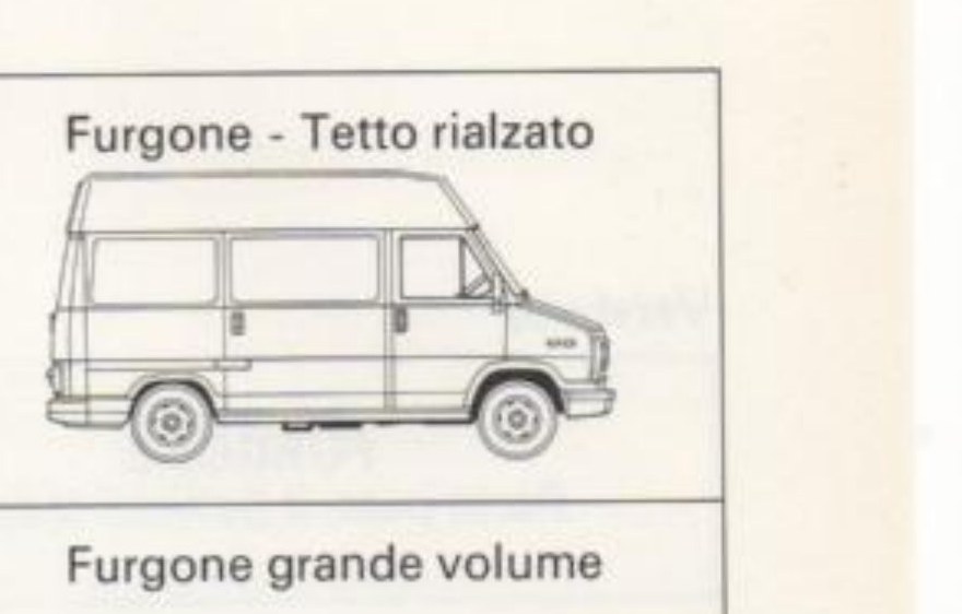 Furgone - Tetto rialzato