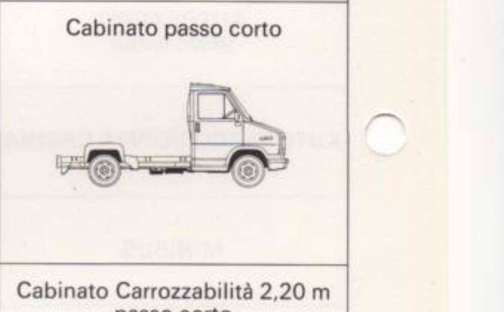 Cabinato passo corto