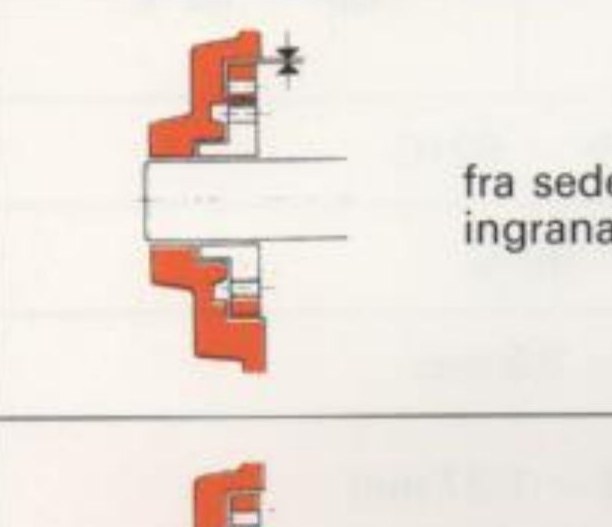 Gioco fra sede corpo pompa ed ingranaggio condotto