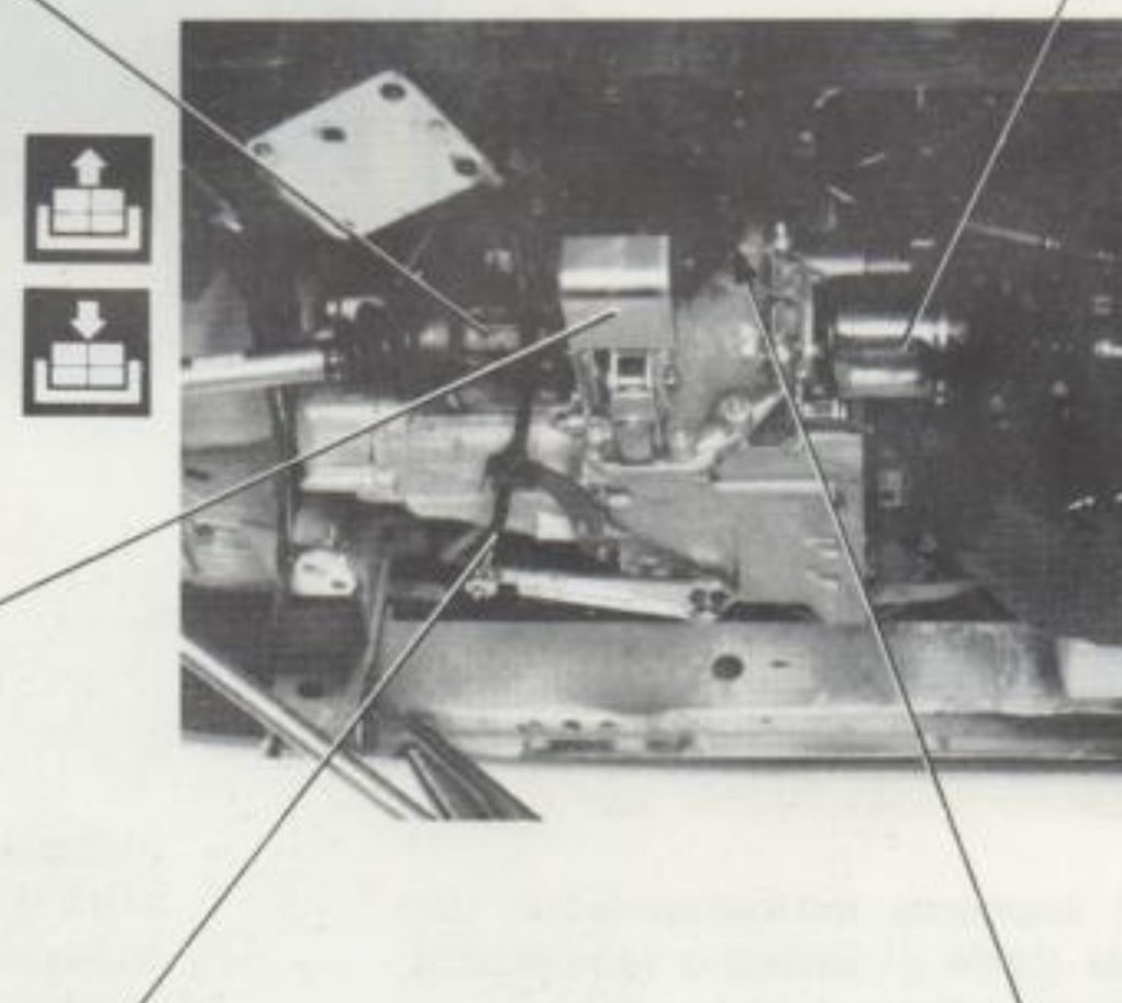Vista d'insieme inferiore del gruppo motopropulsore