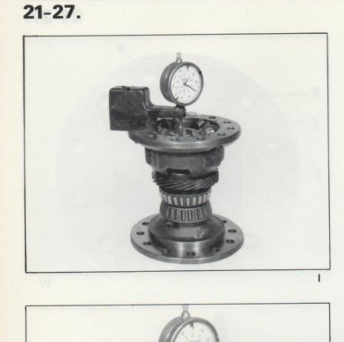 Registrazione primo planetario - montaggio comparatore (fig. I)