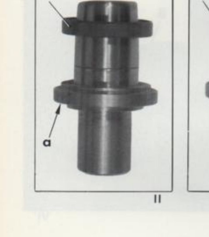 Calettatore attrezzo, guarnizione (1), superficie "a" - fig. II
