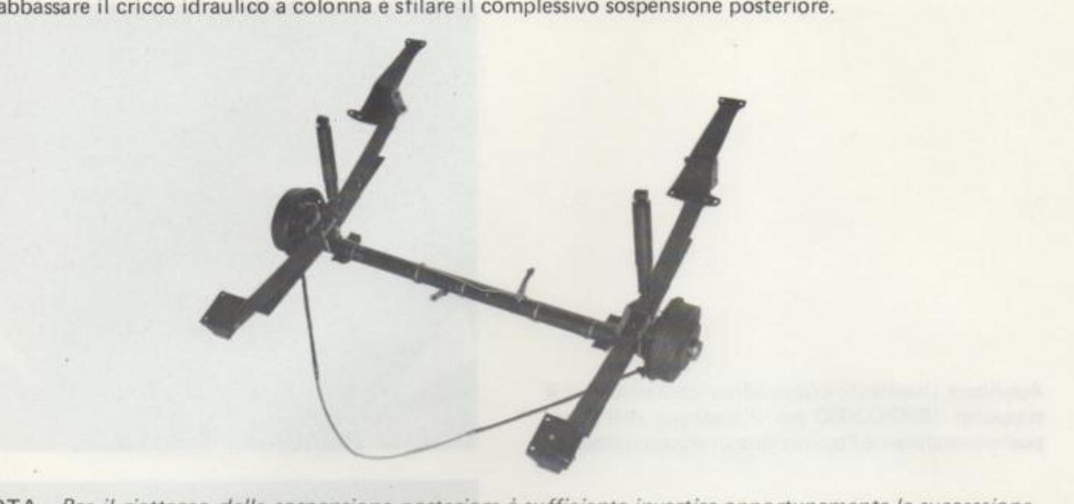 Complessivo sospensione posteriore