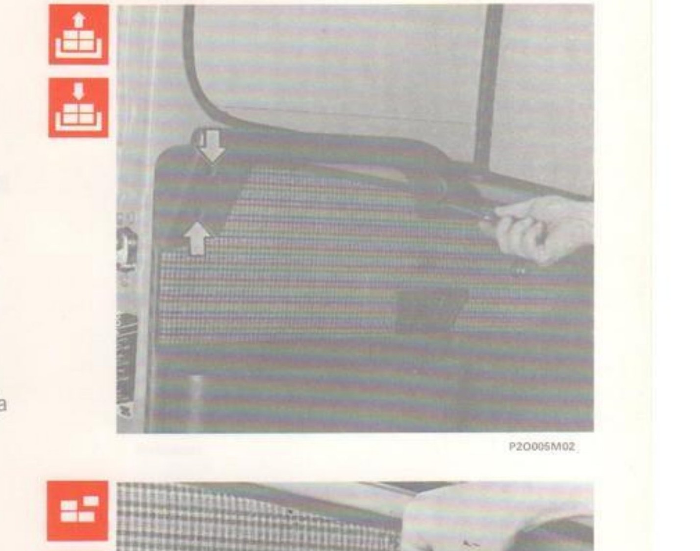 Stacco maniglia interna (P2O005M02)