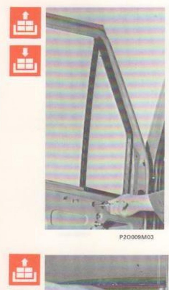 Cristallo laterale fisso — montante (P2O009M03)