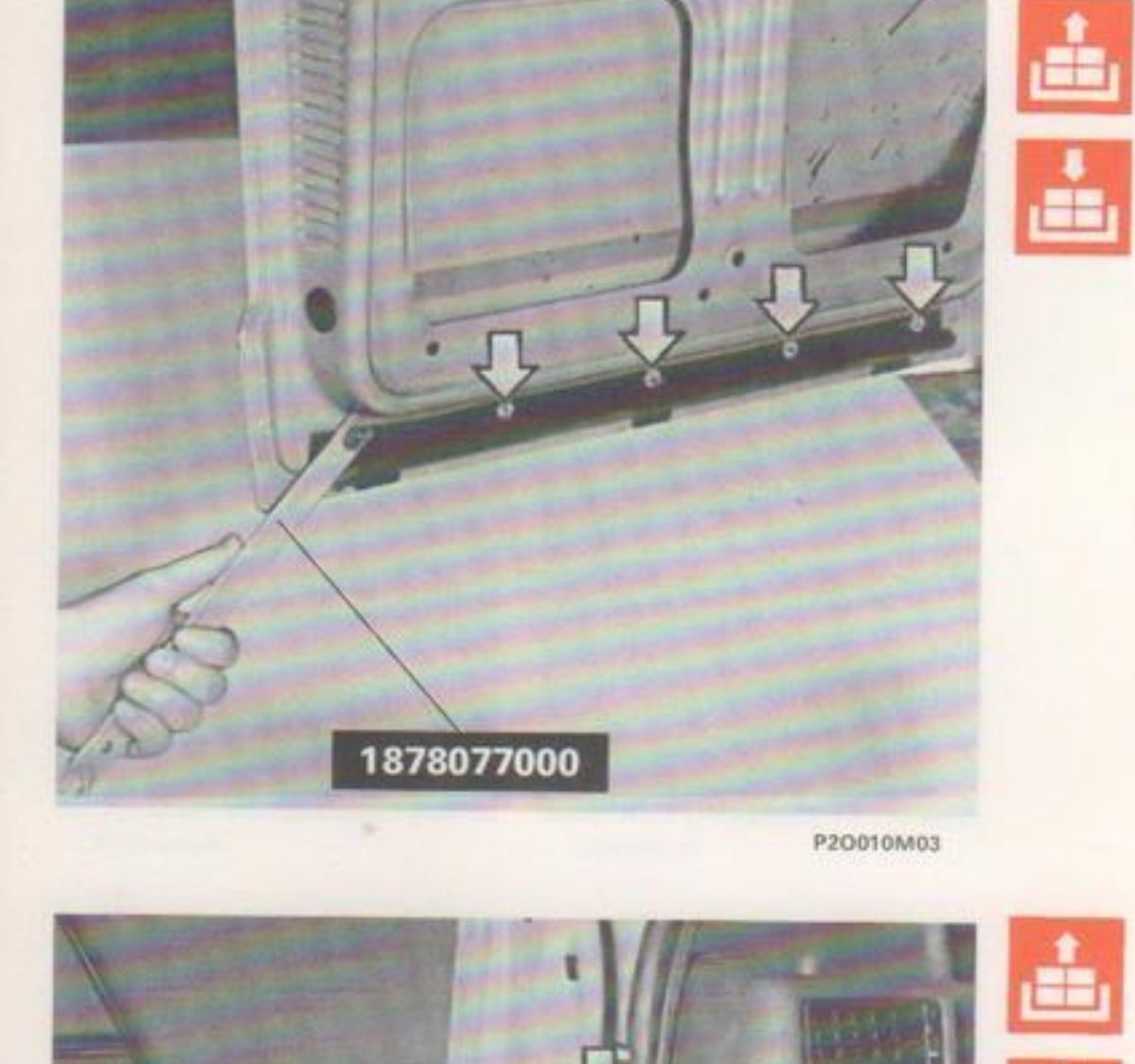 Soglia inferiore porta con attrezzo 1878077000 (P20010M03)