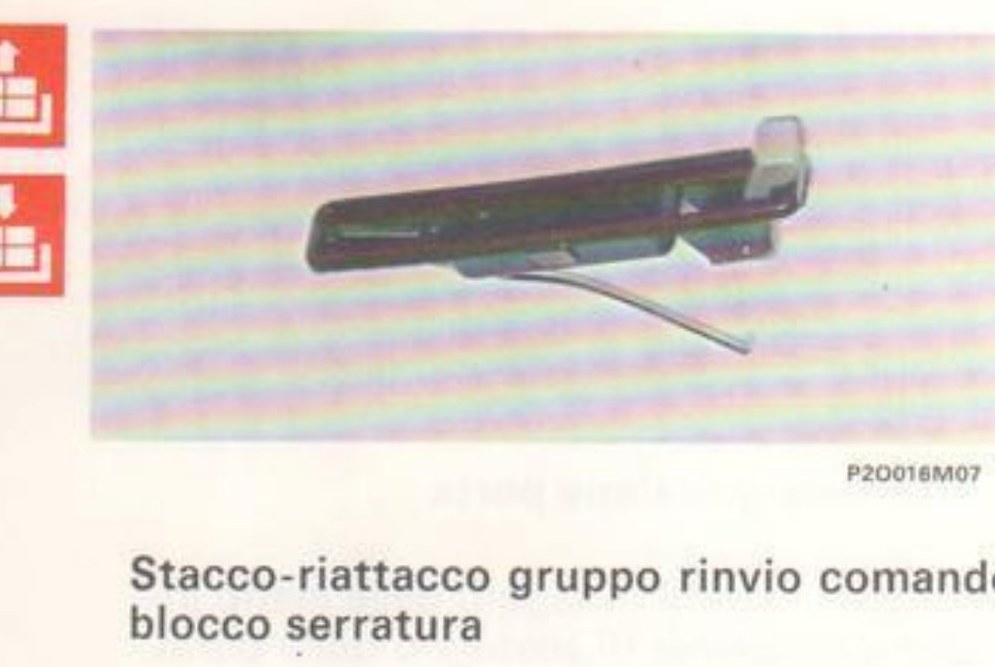 Smontaggio gruppo rinvio comando (P20018M07 / P20018M04)